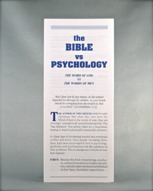 The Bible vs. Psychology