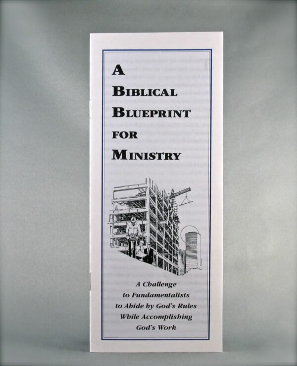 A Biblical Blueprint for Ministry