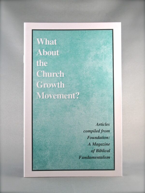 What About the Church Growth Movement?