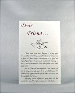 Dear Friend (Salvation Leaflet)