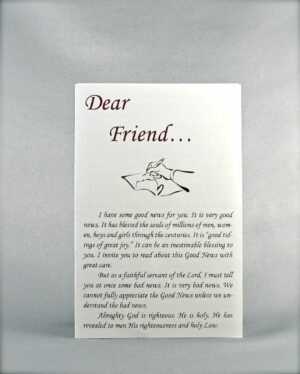 Dear Friend (Salvation Leaflet)