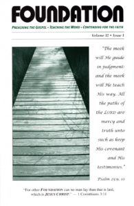 Foundation Magazine Volume 32 / Issue 1 / 2011