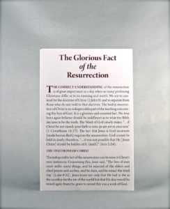 The Glorious Fact of the Resurrection