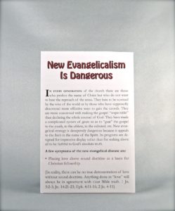 New Evangelicalism Is Dangerous
