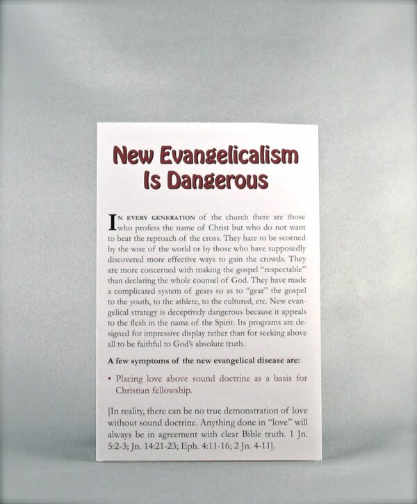 New Evangelicalism Is Dangerous