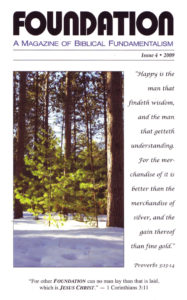 Foundation Magazine Volume 30 / Issue 4 / 2009